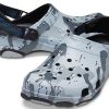 Crocs Classic Clog Desert Camouflage Outdoor Beach Unisex Svart Grå Sandaler 207305-097