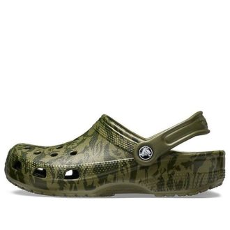 Crocs Classic Clog Kamouflagetryck Beach Army Green Sandaler 206454-309