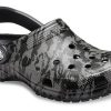 Crocs Classic Clog Kamouflagetryck Strandsandaler Svarta Unisex 206454-001