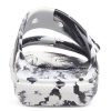 Crocs Classic Clog Marble Beach Sports Tofflor Unisex Vit Svart 207701-103 Crocs Classic Clog Marble Beach Sports Tofflor Unisex Vit Svart 207701-103