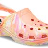 Crocs Classic Clog Marble Beach Sports Unisex Röda Flerfärgade Sandaler ”Röd” 206867-83F