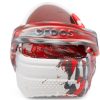 Crocs Classic Clog Marble Beach Sports Unisex Röda Vita Sandaler ”Röd Vit” 206867-884