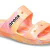 Crocs Classic Clog Marble Beach Unisex Röda Flerfärgade Tofflor ”Röd” 207701-83F