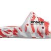 Crocs Classic Clog Marble Beach Unisex Röda Vita Tofflor ”Röd Vit” 206879-884