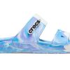 Crocs Classic Clog Marble Beach Unisex Vit Blå Tofflor ”White Blue” 207701-1FK