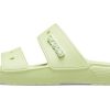 Crocs Classic Clog Mysig Unisex Grå Gröna Tofflor 206761-335