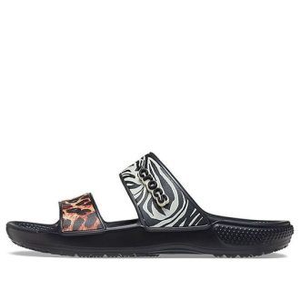 Crocs Classic Clog Mysig Unisex Svarta Flerfärgade Tofflor ”Svarta” 207847-0C4