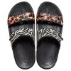 Crocs Classic Clog Mysig Unisex Svarta Flerfärgade Tofflor ”Svarta” 207847-0C4