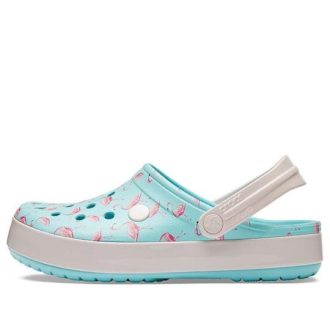 Crocs Classic Clog Pattern Crocs Beach isblå Sandaler 205579-4IU