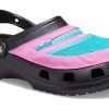 Crocs Classic Clog Pocket Sandaler Svart Rosa 206612-0I8
