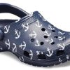 Crocs Classic Clog Printing Sandaler Deep Blue 206053-462