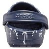 Crocs Classic Clog Printing Sandaler Deep Blue 206053-462