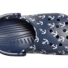 Crocs Classic Clog Printing Sandaler Deep Blue 206053-462