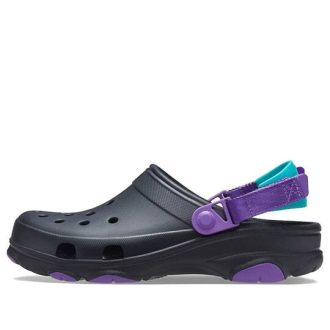 Crocs Classic Clog Svart Lila Sandaler ”Black Purple” 206340-09V