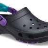 Crocs Classic Clog Svart Lila Sandaler ”Black Purple” 206340-09V