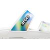 Crocs Classic Colorful Unisex Multi-Color White Sandaler 207771-94S