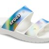 Crocs Classic Colorful Unisex Multi-Color White Sandaler 207771-94S