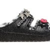 Crocs Classic Cozzzy Disco Glitter Sandaler ”Black” 208074-0C4