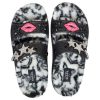 Crocs Classic Cozzzy Disco Glitter Sandaler ”Black” 208074-0C4