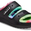 Crocs Classic Cozzzy Spray Dye Sandaler ”Black Multi” 208046-0C4
