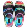 Crocs Classic Cozzzy Spray Dye Sandaler ”Black Multi” 208046-0C4