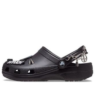Crocs Classic Feel The Positivity Casual Unisex svarta sandaler 207571-001