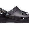 Crocs Classic Feel The Positivity Casual Unisex svarta sandaler 207571-001 Crocs Classic Feel The Positivity Casual Unisex svarta sandaler 207571-001