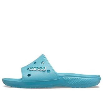 Crocs Classic Flat Sandaler Unisex Denim Blå 206121-4ST
