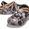 Crocs Classic Fodrade Bleach Dye Clogs ”Black White Beige” 207299-001