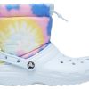 Crocs Classic Fodrade Neo Puff Boots ”Tie Dye Mineral Blue” 207328-002