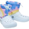 Crocs Classic Fodrade Neo Puff Boots ”Tie Dye Mineral Blue” 207328-002