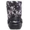 Crocs Classic Fodrade Neo Puff Tie Dye Boots ”Black White” 207328-001