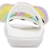Crocs Classic Fur Sure sandaler med 2 remmar ”White” 207405-100