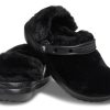 Crocs Classic Fur Sure Slip On Clogs ”Black” 207303-001
