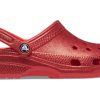 Crocs Classic Glitter Clogs ”Flame” 205942-8C1