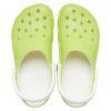 Crocs Classic Glow in the Dark Träskor ”Lime Green White” 209101-3UH