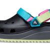Crocs Classic Hiker Clog ”Black Blue Yellow” 206772-0C4
