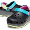Crocs Classic Hiker Clog ”Black Blue Yellow” 206772-0C4