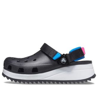 Crocs Classic Hiker Clog Sports Svart Blå Röd Sandaler ”Svart Blå Röd” 206772-001