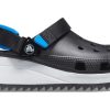 Crocs Classic Hiker Clog Sports Svart Blå Röd Sandaler ”Svart Blå Röd” 206772-001