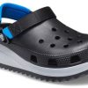 Crocs Classic Hiker Clog Sports Svart Blå Röd Sandaler ”Svart Blå Röd” 206772-001