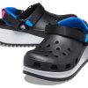 Crocs Classic Hiker Clog Sports Svart Blå Röd Sandaler ”Svart Blå Röd” 206772-001