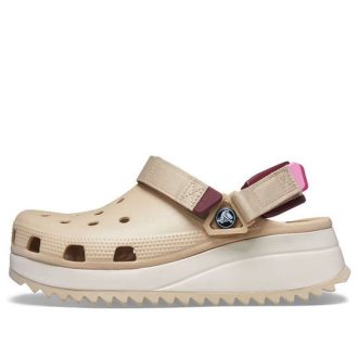 Crocs Classic Hiker Clogs ”Beige White Red” 206772-212