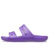 Crocs Classic Mjuk sula Mysig platt klack Sporttofflor Unisex Lila 206761-518