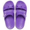 Crocs Classic Mjuk sula Mysig platt klack Sporttofflor Unisex Lila 206761-518