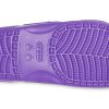 Crocs Classic Mjuk sula Mysig platt klack Sporttofflor Unisex Lila 206761-518