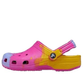 Crocs Classic Ombre Träskor ”Pink Yellow Blue” 208275-6UC