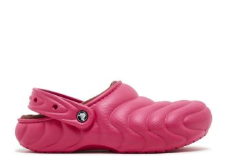 Crocs Classic Overpuff Fodrad träsko ”Dragon Fruit”