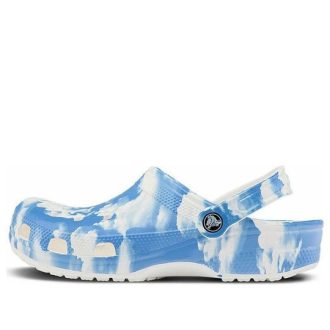 Crocs Classic Sandaler Blå Vit Unisex ”Blåvit” 206868-100