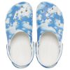 Crocs Classic Sandaler Blå Vit Unisex ”Blåvit” 206868-100
